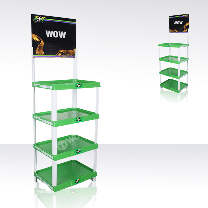 Lubricating Oil Display Stand Plastic Vacuum Formed Display