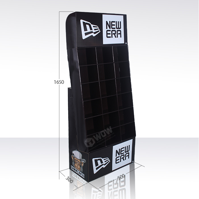Cardboard Floor Standing Hat Display Stand