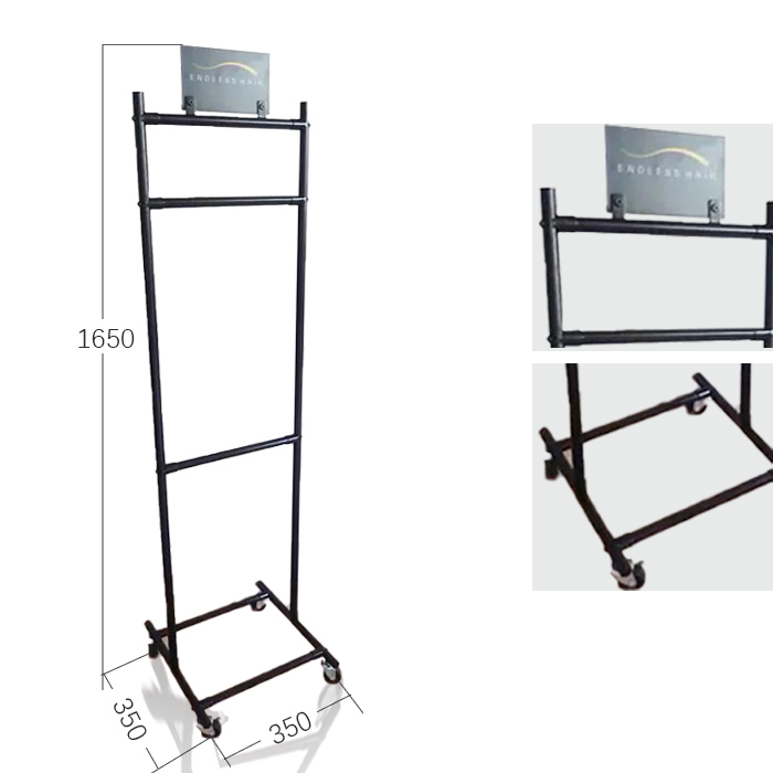 Retail Store Clothing Display Racks with Floor Stand
