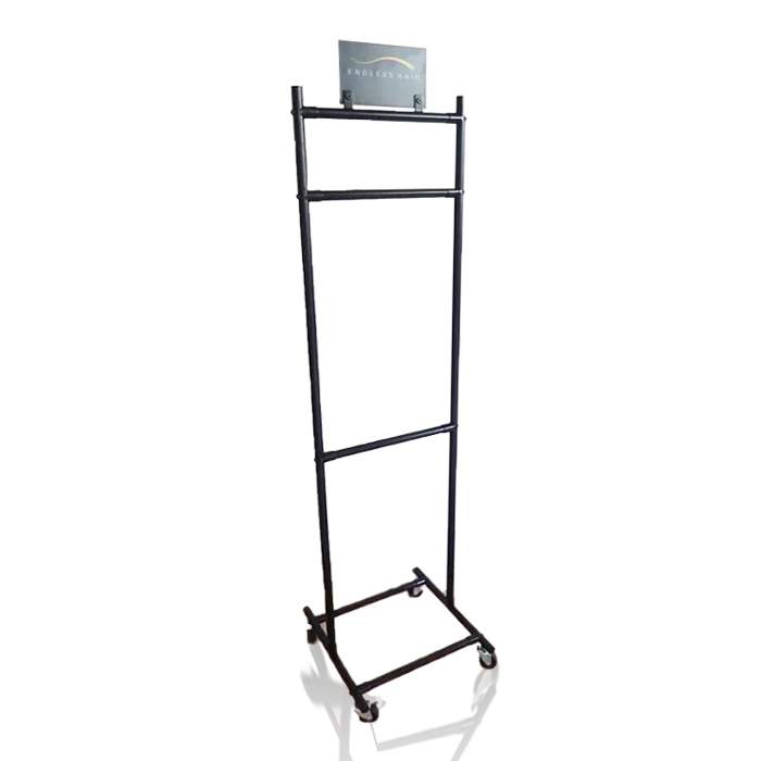 Retail Store Clothing Display Racks with Floor Stand