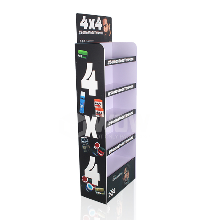 PVC 5-Tier Shelf Display Rack for Razors