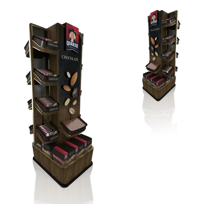 Chocolate Display Stands Designed for Floor Standing Use