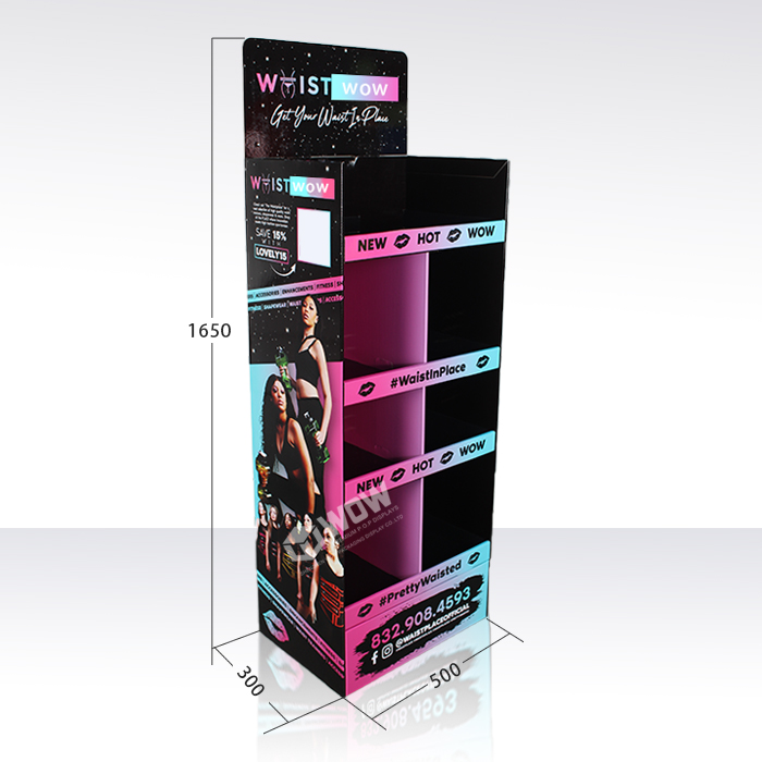 Custom Cardboard Floor Displays for Beverage Products