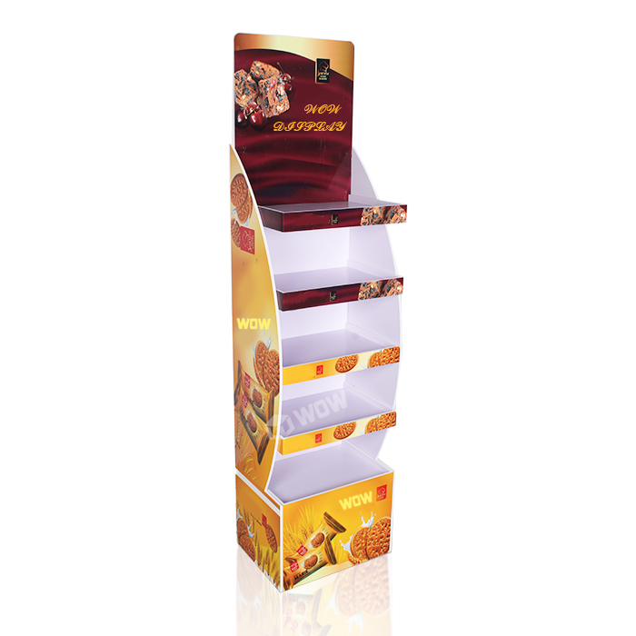 PVC Floor POP Display Rack for Chocolate Bars