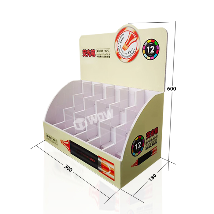 Plastic POP Table Top Pen Display Rack