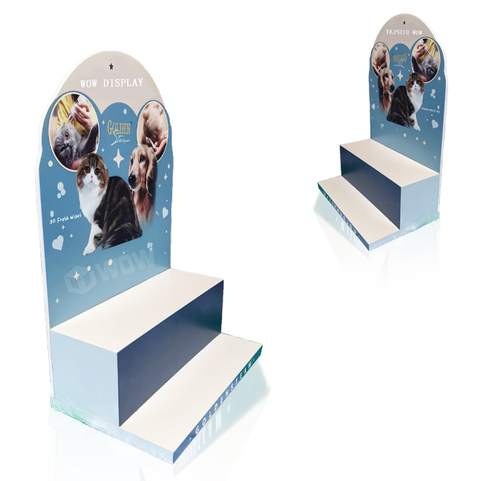 Plastic Countertop Retail Display Stands for Pet Food