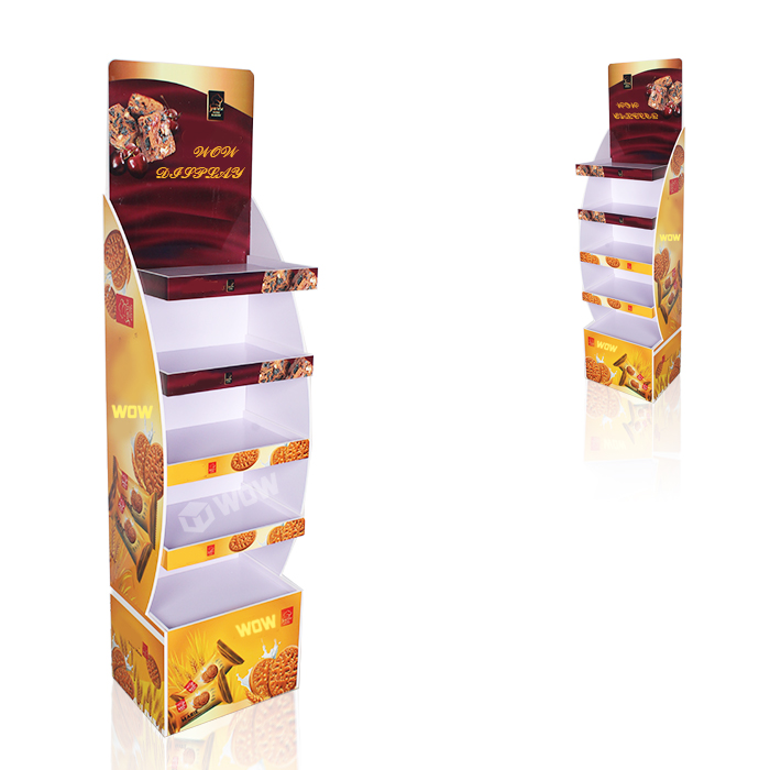 PVC Floor POP Display Rack for Chocolate Bars