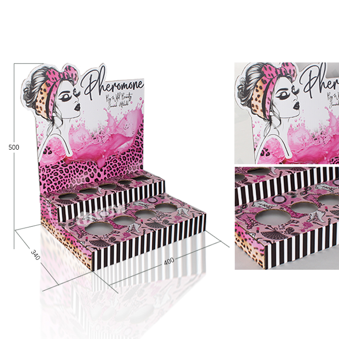 Cardboard Countertop Perfume Display Stand