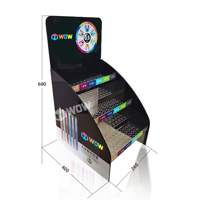 Custom Acrylic Tiered Tabletop Fountain Pen Display Stand