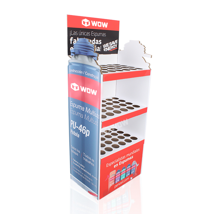 Custom Cardboard Shelves for Stationery Display