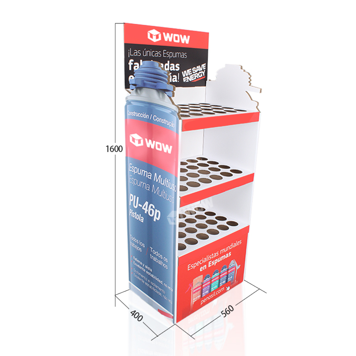 Custom Cardboard Shelves for Stationery Display
