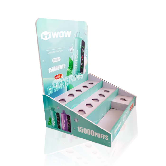 Electronic Cigarette PVC Retail Counter Display Stand