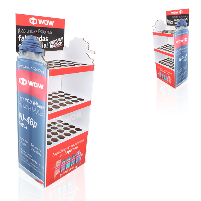 Custom Cardboard Shelves for Stationery Display