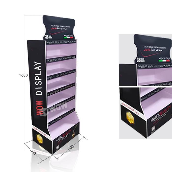 POS PVC Totem Display Stand for Honey