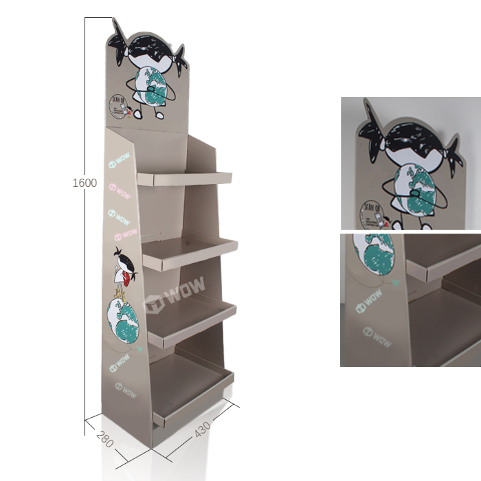 Custom Cardboard POP Display Rack for FMCG