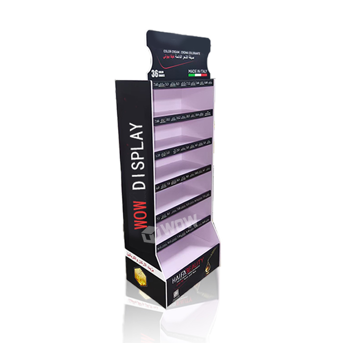 POS PVC Totem Display Stand for Honey