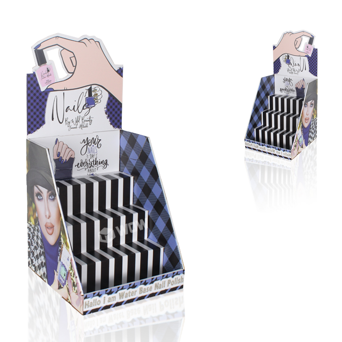 Custom Cardboard Counter Display for Nail Polish