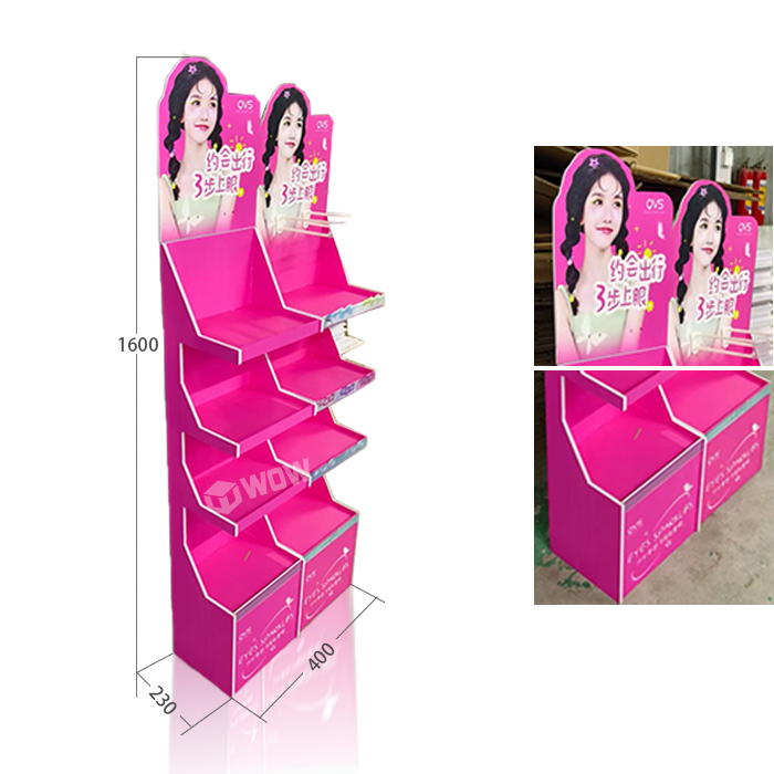 Custom Foam Board Endcap Display for Wig Stores