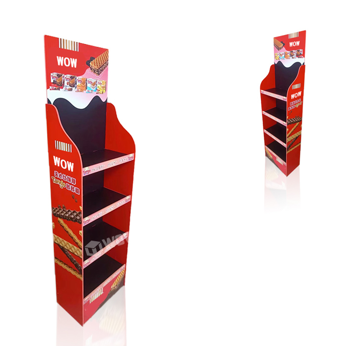 Plastic Floor Stand Display for Chocolate Bars