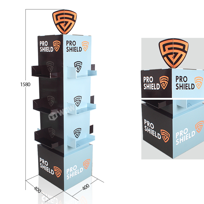 Custom Cardboard Floor Display for Shoes