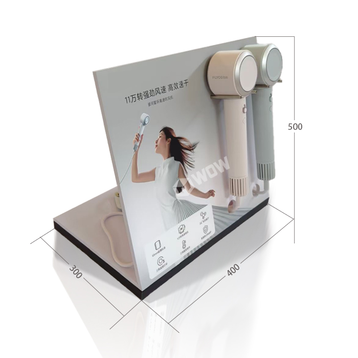 Counter Stand Display for Hair Dryers