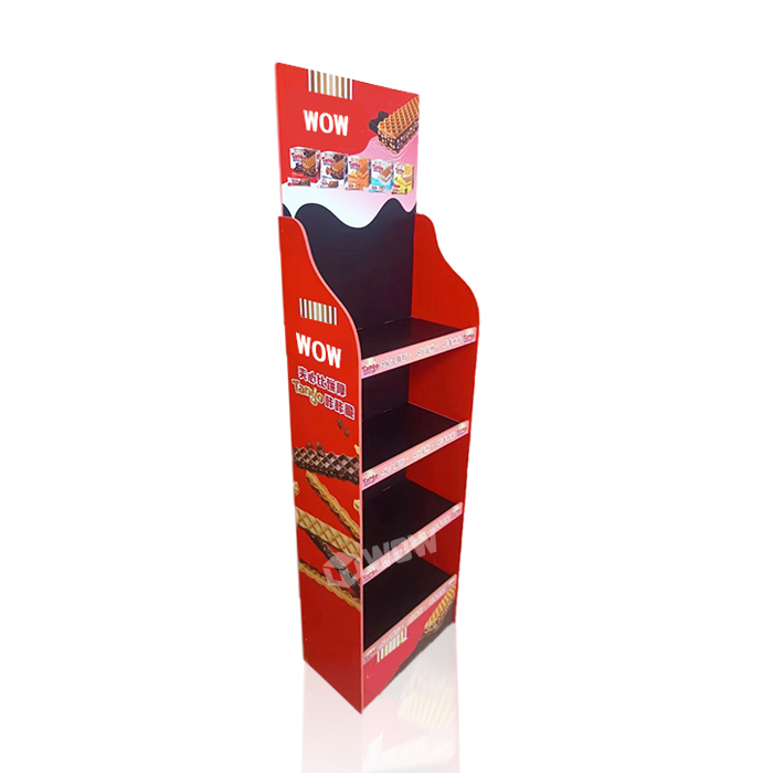 Plastic Floor Stand Display for Chocolate Bars