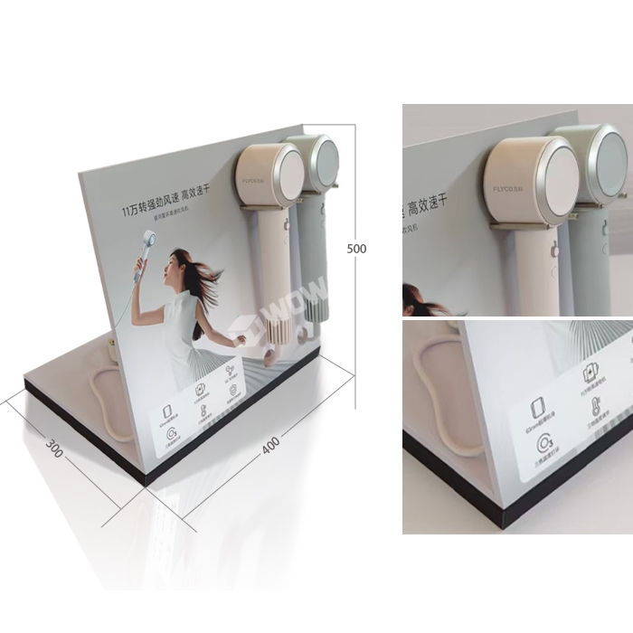 Counter Stand Display for Hair Dryers