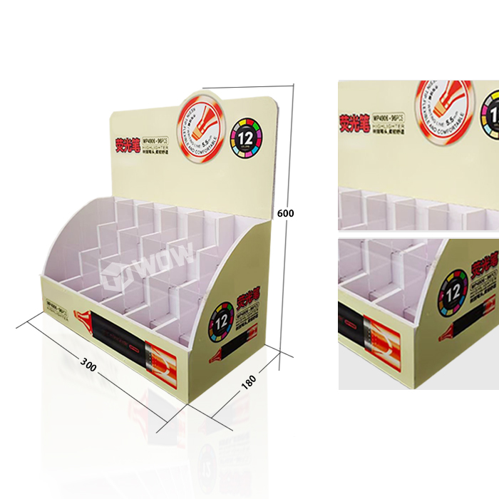 Plastic POP Table Top Pen Display Rack