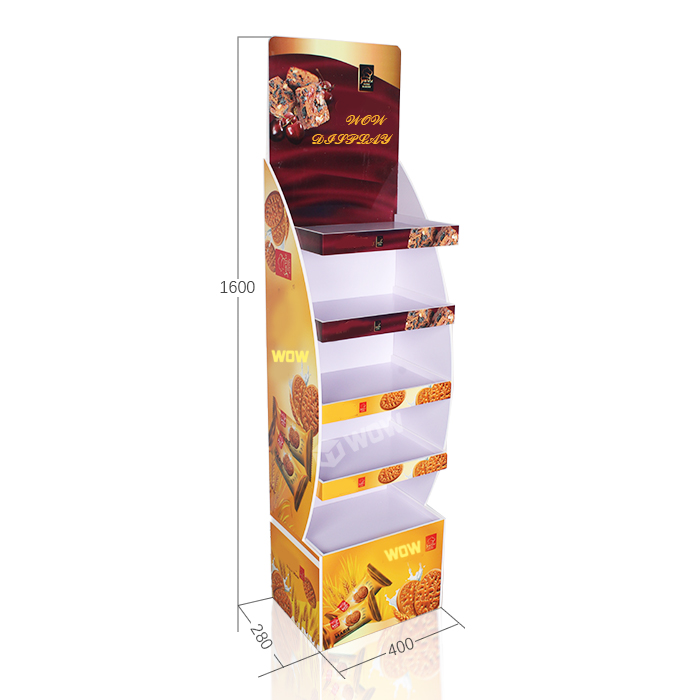 PVC Floor POP Display Rack for Chocolate Bars