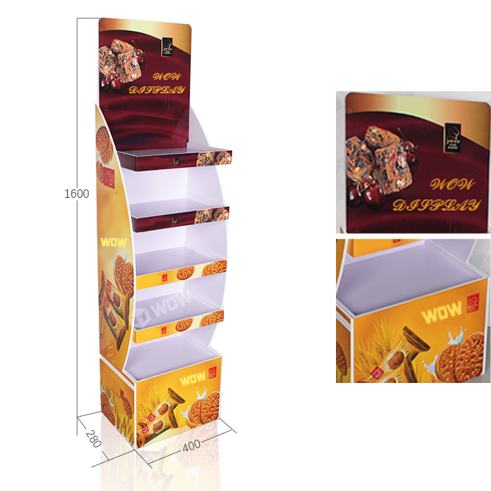 PVC Floor POP Display Rack for Chocolate Bars