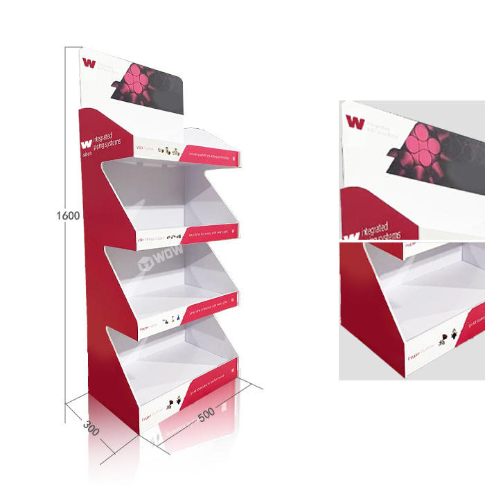 Foam Board POP Floor Display Stand for Cookies