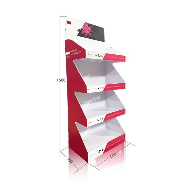 Foam Board POP Floor Display Stand for Cookies