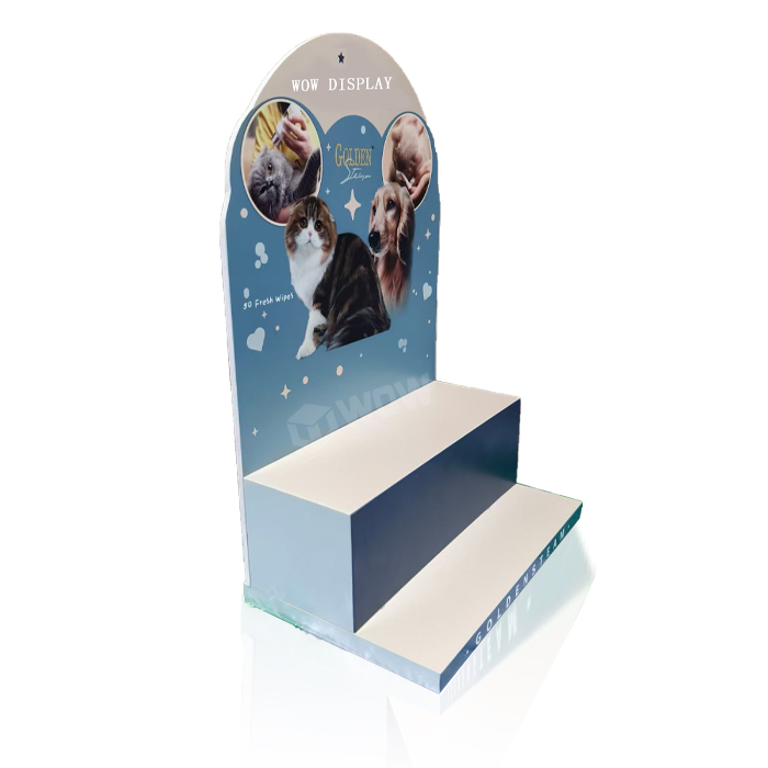 Plastic Countertop Retail Display Stands for Pet Food