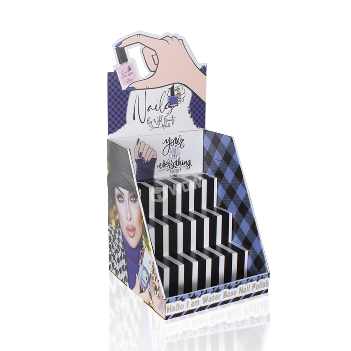 Custom Cardboard Counter Display for Nail Polish