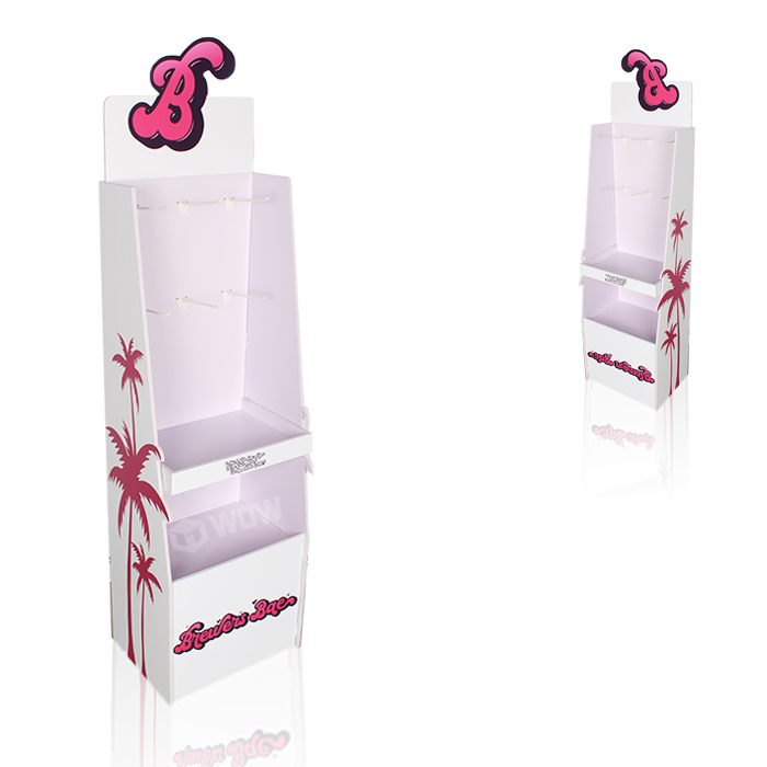 Sanitary Plastic Retail Floor Display Stand