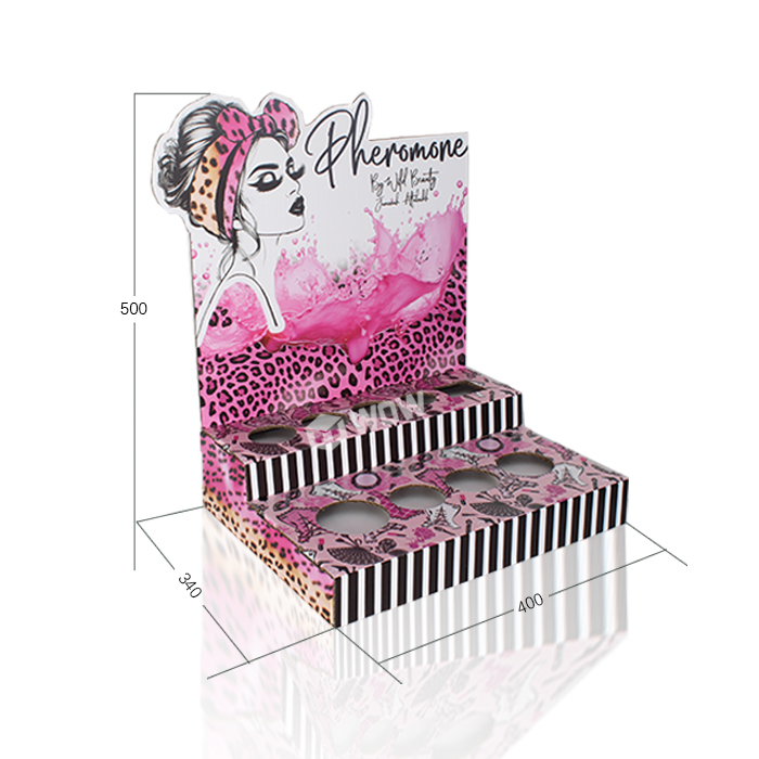 Cardboard Countertop Perfume Display Stand