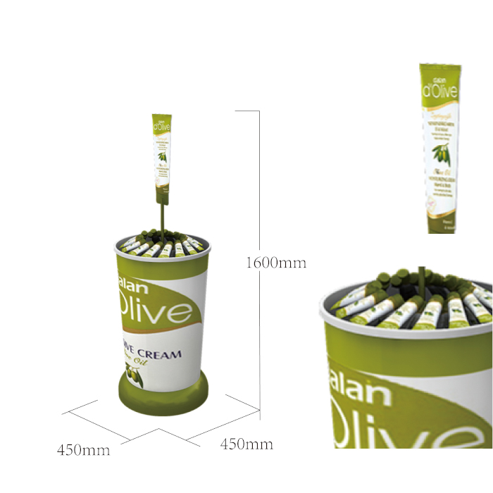 Thermoformed Shop Bin Hand Cream Display Rack