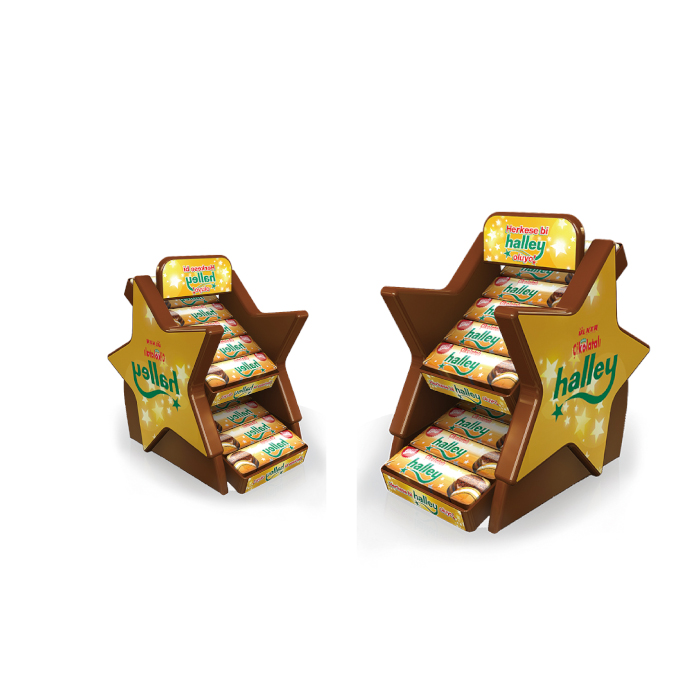 Custom Plastic Molded Countertop Chocolate Bar Display Rack