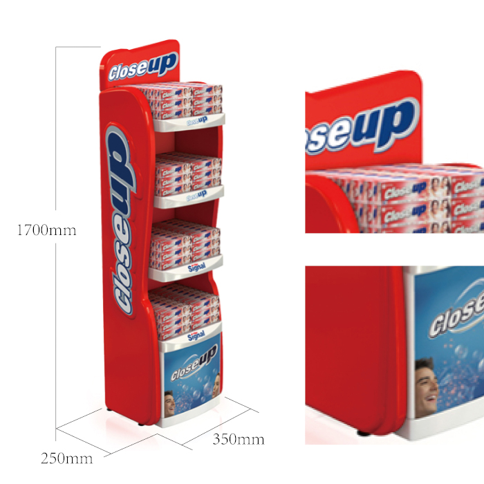 Custom Molded FSDU Display Stand for Toothpaste