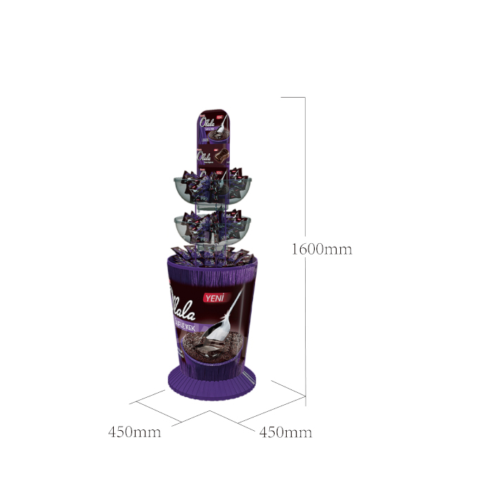 Acrylic Molded Promotional Sweet Display Rack