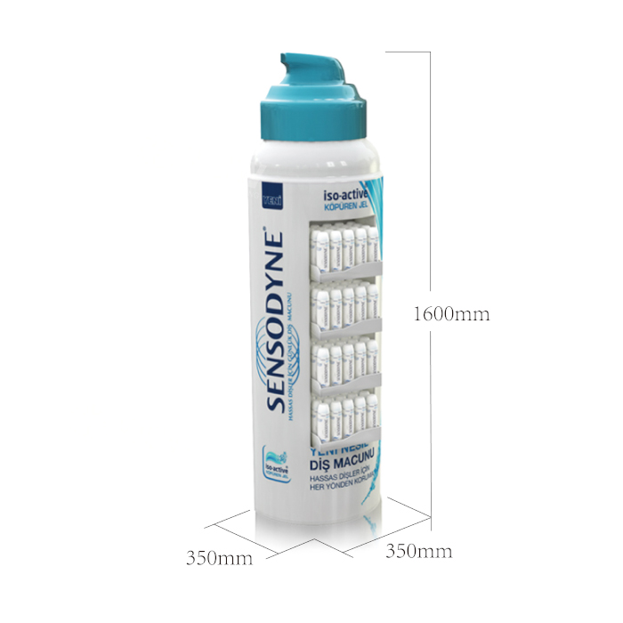 OEM Plastic Pharmacy Floor Display Rack