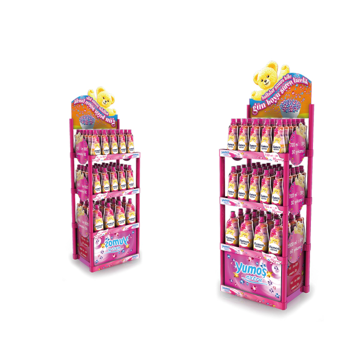 Injection Display Rack for FMCG Freestanding Display