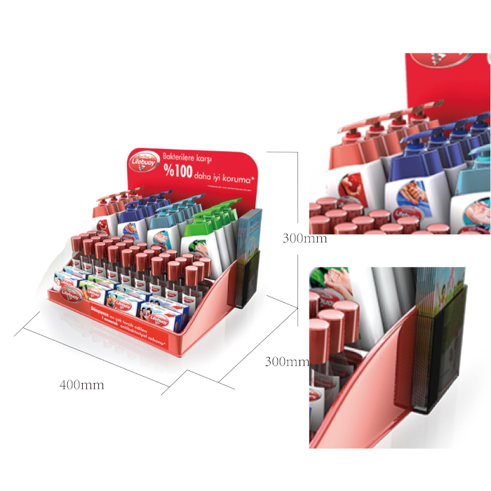 Custom Blow Molded Tabletop Handmade Soap Display Rack