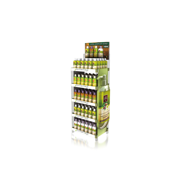 Injection Molded Custom FSDU Bottle Display Shelf