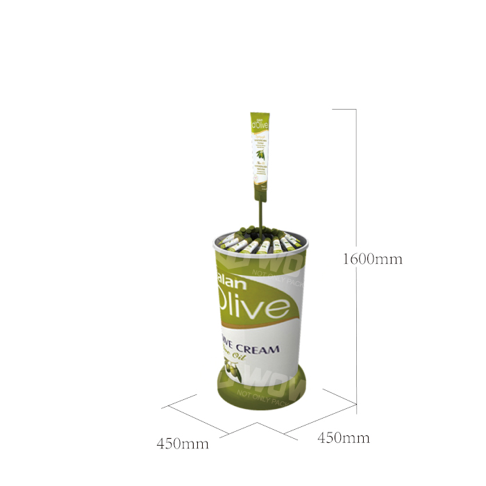Thermoformed Shop Bin Hand Cream Display Rack