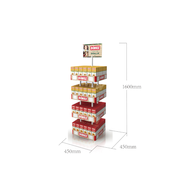 POS Freestanding Molded Display Rack for Perfume