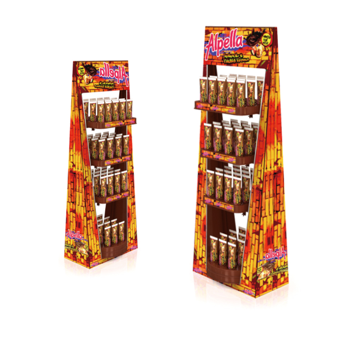 Foam Board Floor Display Stand for Toothpaste