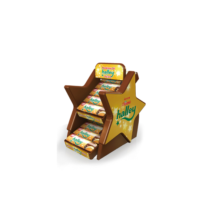 Custom Plastic Molded Countertop Chocolate Bar Display Rack
