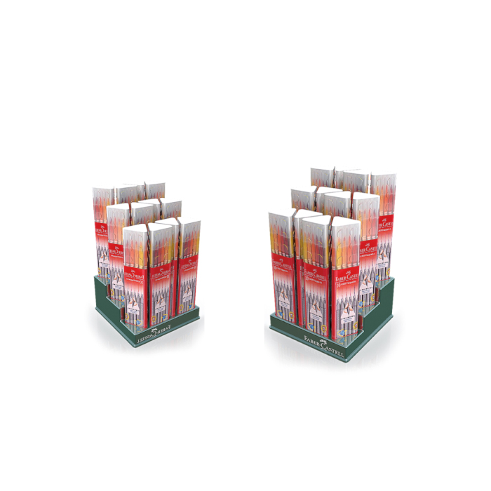 PET Blister Tiered Tabletop Screwdriver Display Stand