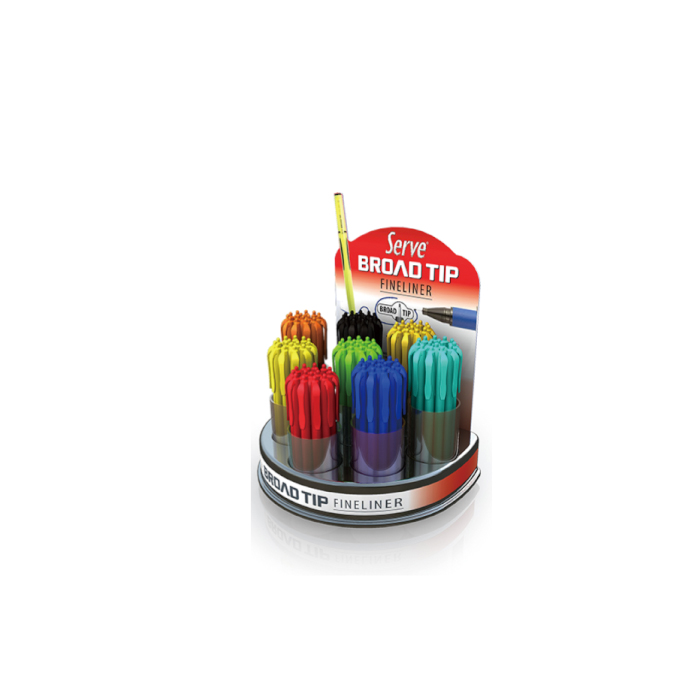 Lightweight Plastic Molded Tabletop Acrylic Pen Display Stand